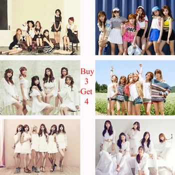 

Apink Posters K-POP Wall Stickers White Coated Paper Prints Home Decoration Livingroom Bedroom Bar Home Art Brand
