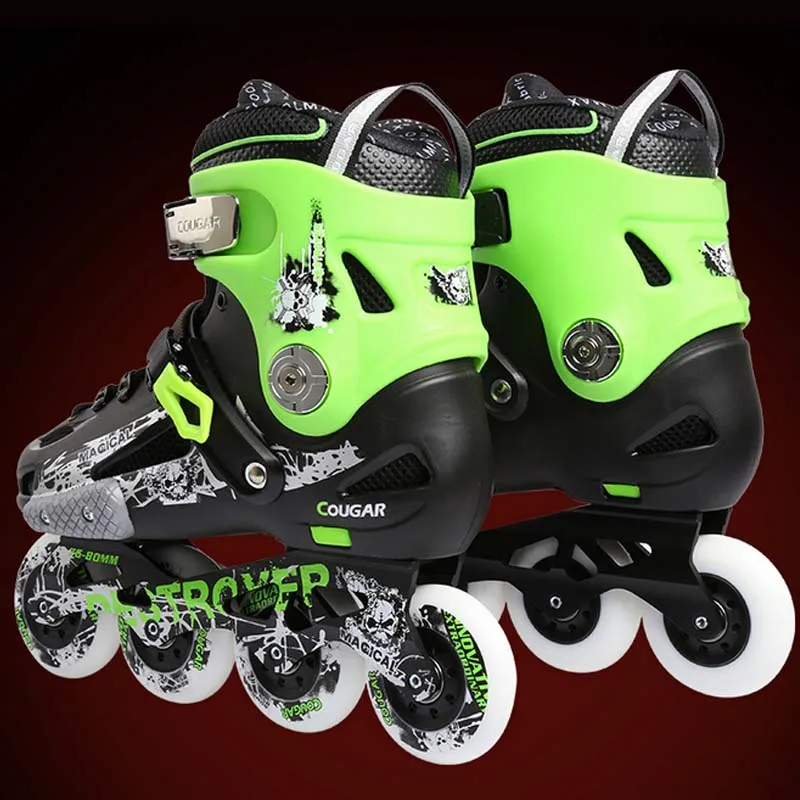 Japy Skate Cougar MZS507 Инлайн ролики для слалома роликовые коньки обувь скольжение слалом обувь для катания на коньках Patines Adulto