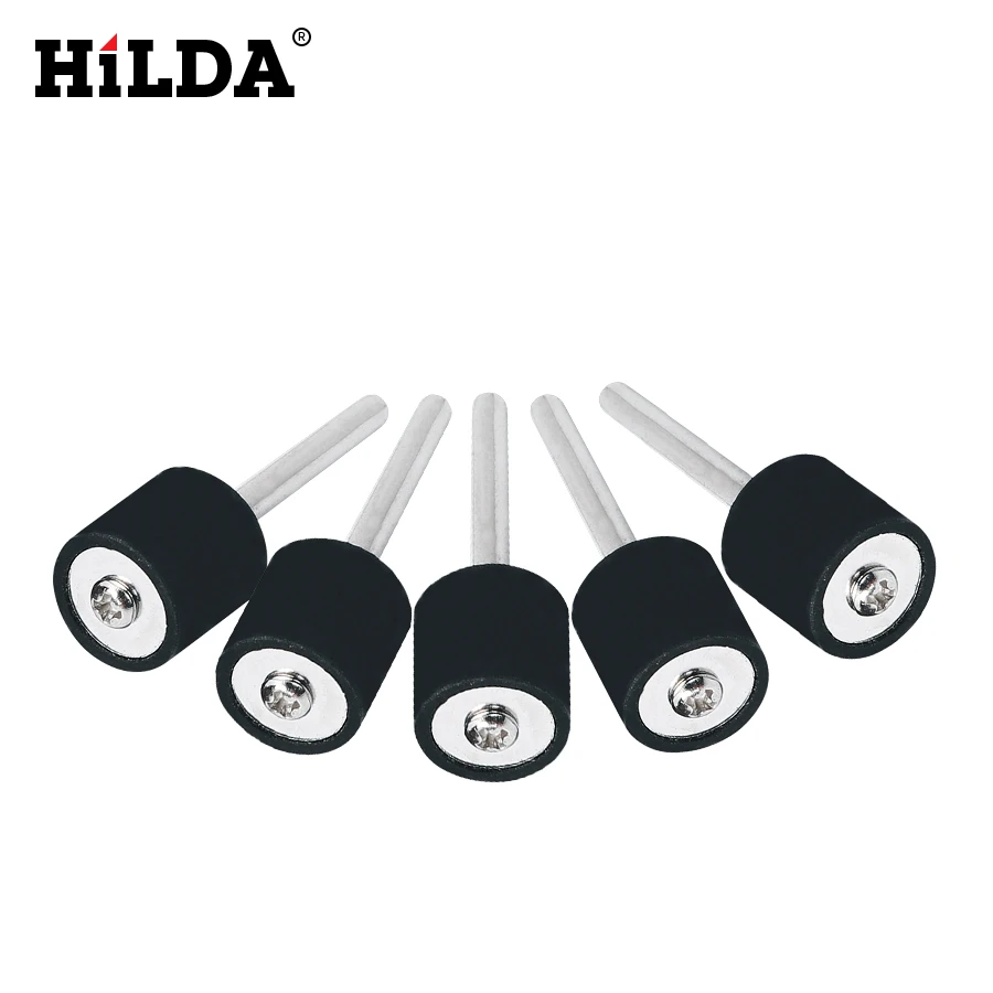 

HILDA Connecting Rod For Sandpaper Ring Accessories Electric Rotary Tool Accessory for Dremel Bit Set Grinding 5pcs