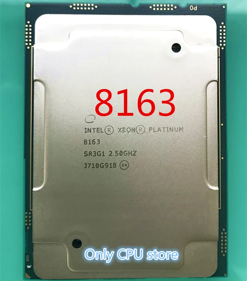 Intel Xeon LGA 3647 Platinum 8163 официальный процессор 24/48 с тактовой частотой 2,5G