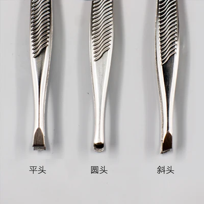 

Hair remover Eyebrow Tweezer moustache false Eyelash clip slant flat round tip Facial for Face Nose Makeup Beauty Tool Eyebrow