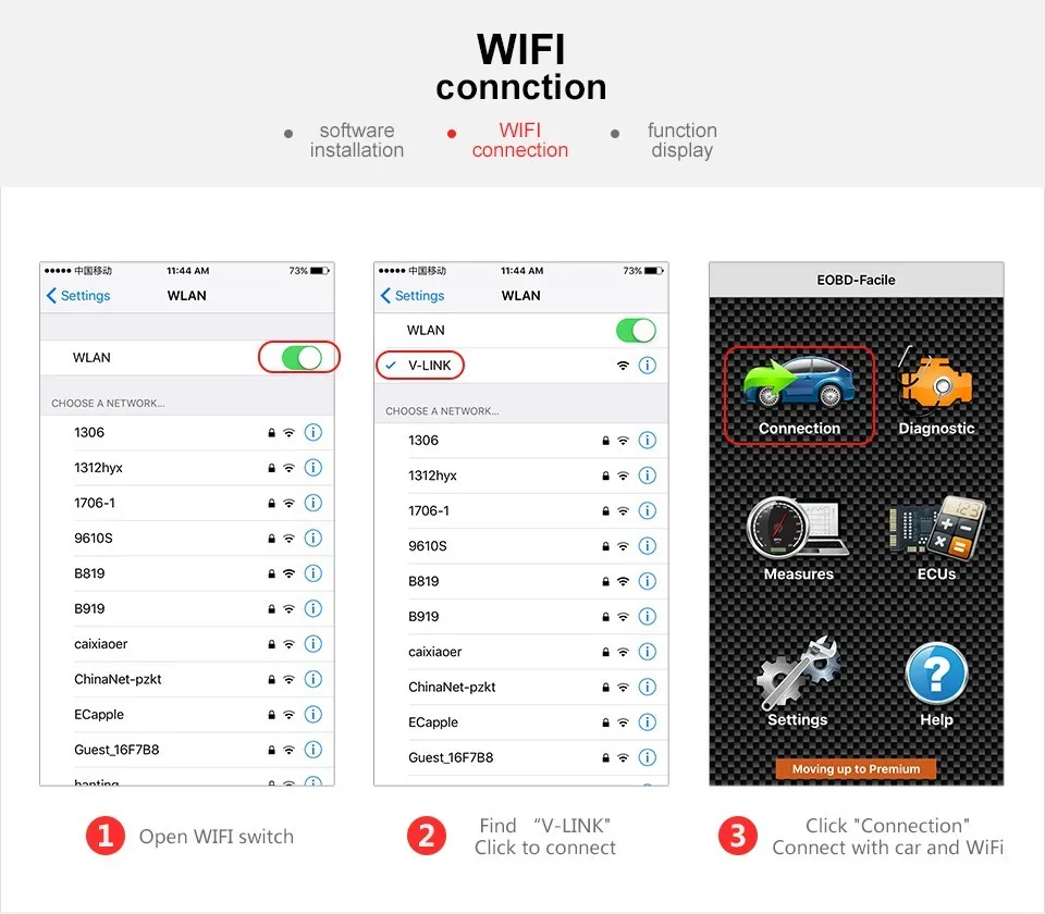 Лучший OBD2 wifi ELM327 Автосканер ELM 327 Wi-Fi для IOS iPhone iPad OBD ODB2 считыватель кодов Сканер автоматический диагностический инструмент