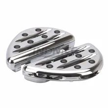 Motorcycles Parts rear footboard harley dyna Pedal Chrome Passenger Floorboards For Harley FLH FLST FLD 12-15