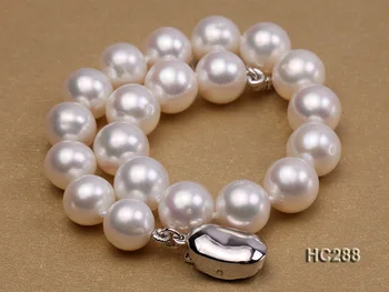 

Unique Pearls jewellery Store AAA 7.5-8mm White Round Natural Freshwater Pearl Bracelet 19cm S925 Silver Clasp