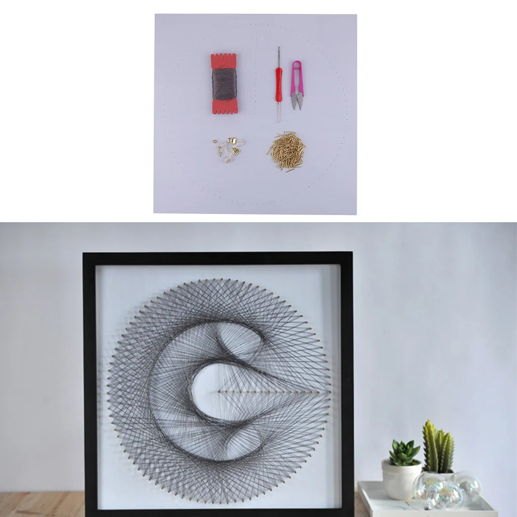 Funny String Art Kits For Childern Adults DIY Handicrafts - Geometric Figure