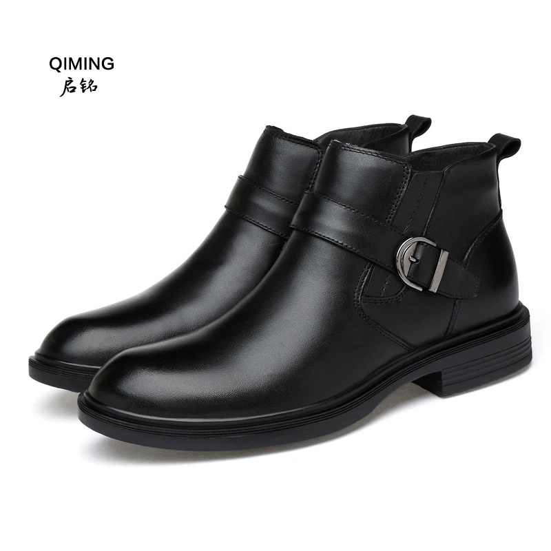 

Autumn leather suede leather shoes large size British men's shoes Martin boots men's high-top leather boots @19