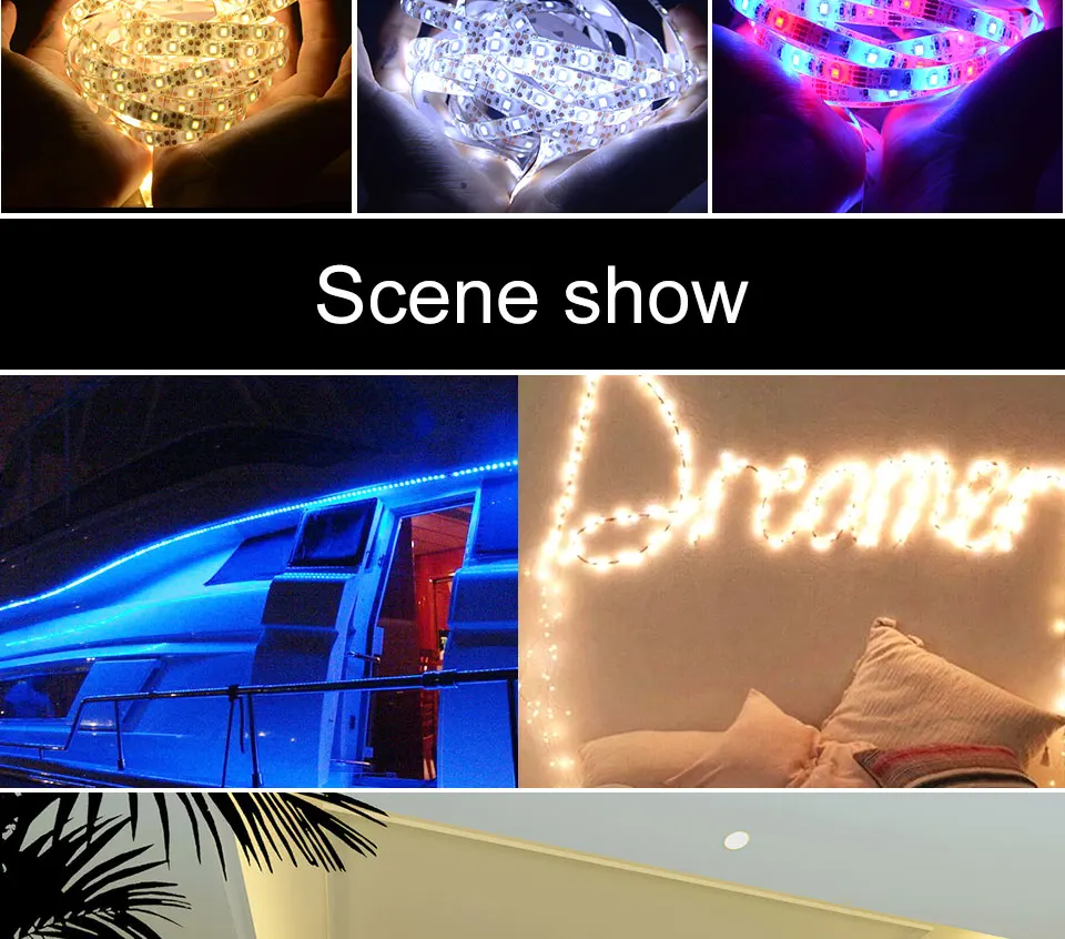 Foxanon Brand DC 5V 5050 RGB Led Strip 5M 60ledM 300LEDS Waterproof Flexible Light + 24key IR Controller + USB Power11