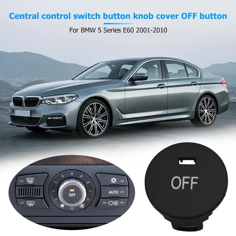 Aire Acondicionado Off interruptor de botón cubierta Para BMW 5 Series E60 E61 