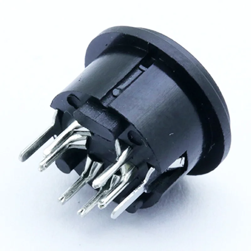 10 шт./лот 6 Pin Mini DIN гнездовой разъем 6 полюсов DIN мини джек PS2 мини круговой DIN терминал шасси