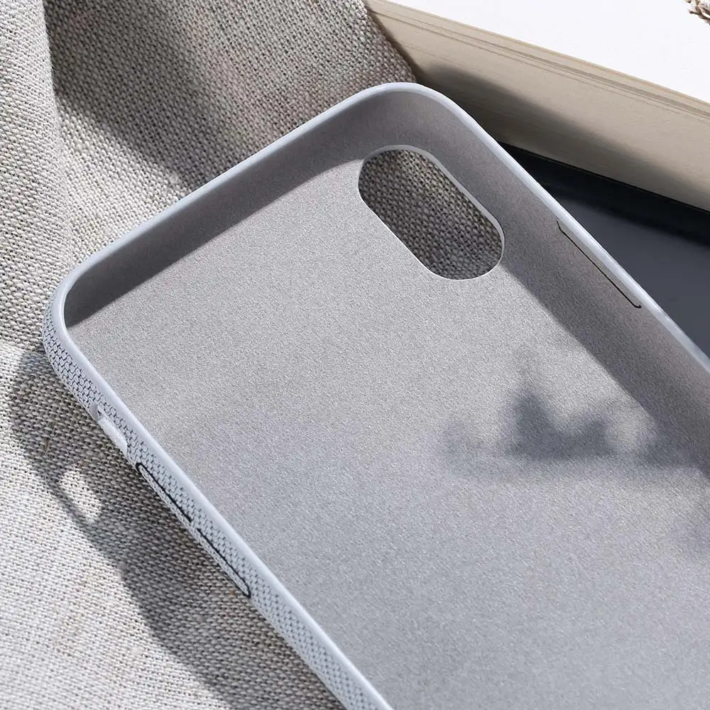 Легкие Чехлы KISSCASE для iPhone X 10 Удобный Простой тканевый мягкий чехол телефона 6S 6 7 8
