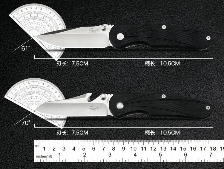 ENLAN нож для дайвинга тактические складные ножи походные ножи охотничьи ножи для выживания 8cr13mov лезвие G10 Ручка EDC инструмент дропшиппинг