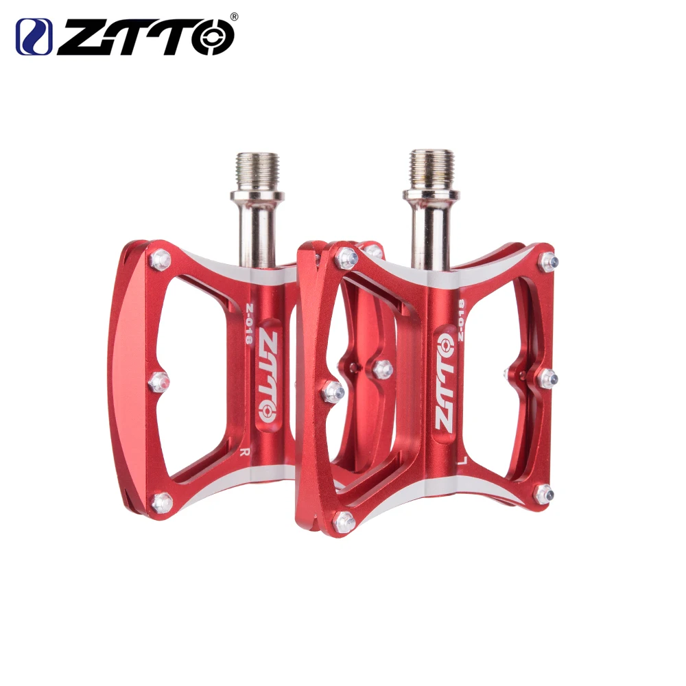 ZTTO MTB Bike Ultralight Pedal Cycling 6 Sealed Bearings CNC Non-slip Bicycle Pedals Flat Platform Antiskid Riding Pedal