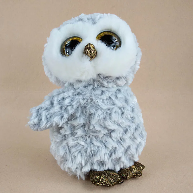 26cm Large Lovely Ty Beanie Boos Big Eyes Owl Plush Soft Stuffed Animals Doll Toys For