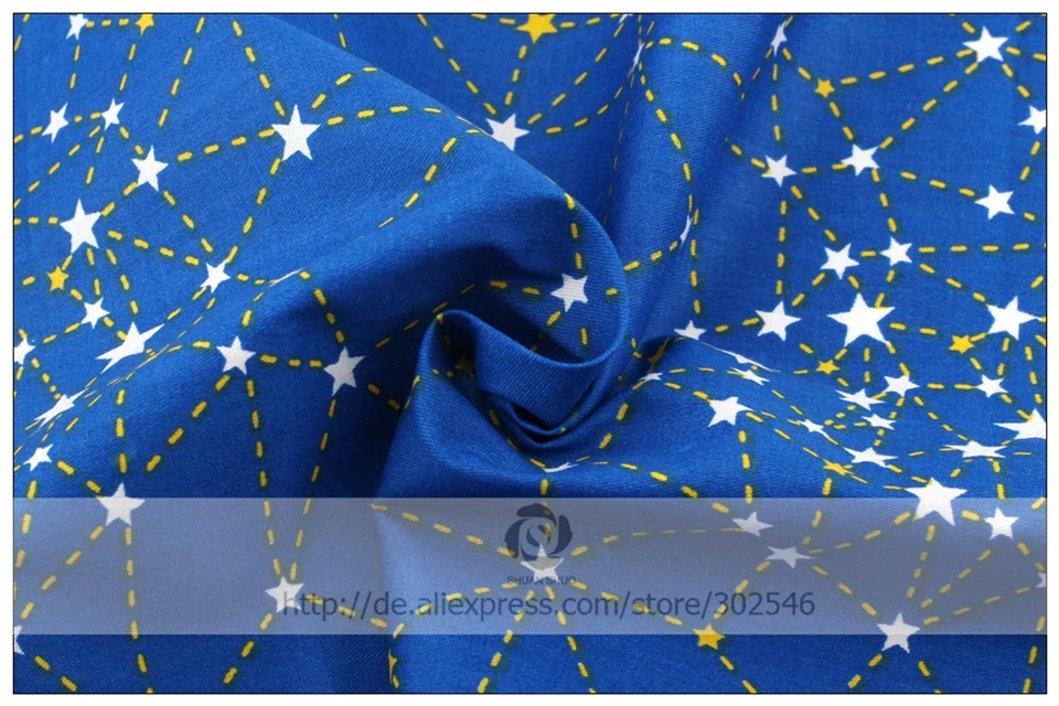 Multi Цвет саржевого хлопка Ткань лоскутное ткани ручной работы DIY лоскутное Вышивание ребенка и детей Простыни Детские платье 40*50 см