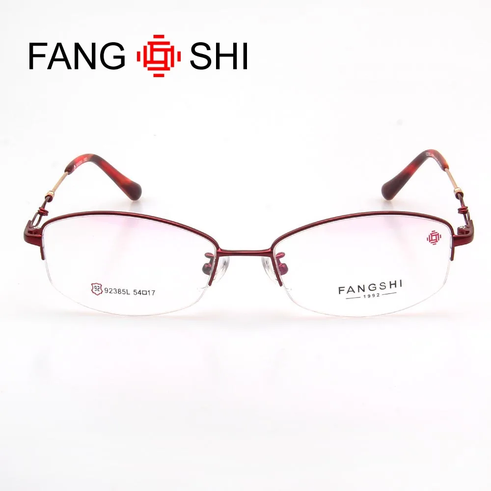 Женская оправа для оптических очков с полуободковой оправой 92385|designer spectacles|fashion