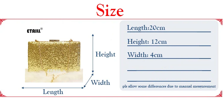 Women Sequins Clutch Handbag Fashion Brand Lady Evening Bag