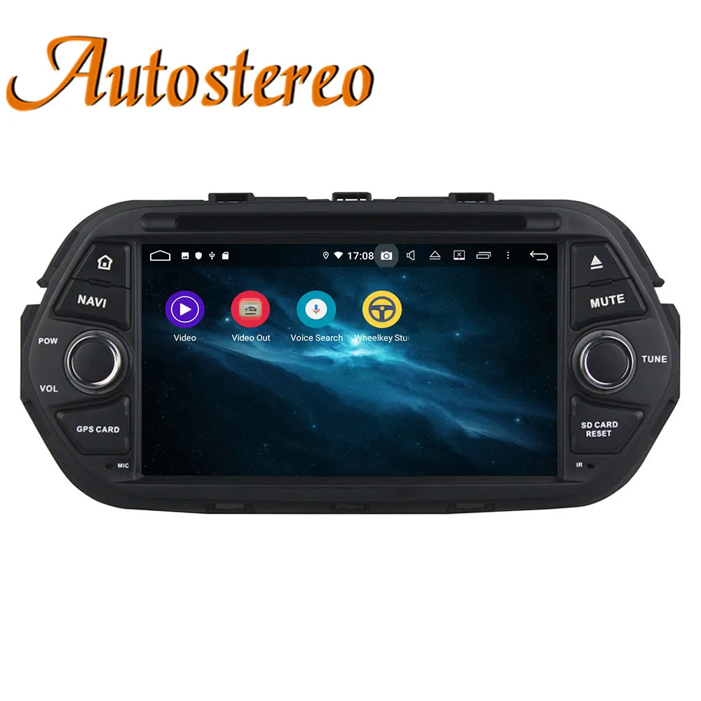 Excellent DSP Android 9.0 8-core Car DVD Player for FIAT TIPO EGEA 2015-2017 GPS Satnav multimedia stereo GPS navigation unit auto stereo 12