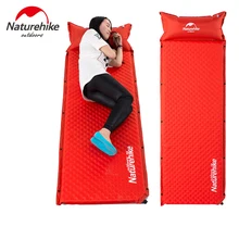 Naturehike Открытый Автоматический Надувной Спальный Коврик влагонепроницаемый коврик для палатки воздушный матрас, кемпинг коврик с подушкой NH19Q006-D