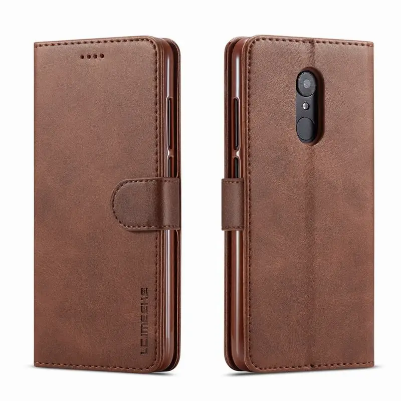 

Phone Cases For Xiaomi Redmi Note 5 Pro 4 4X 4A 5A Cover Wallet Flip Case on For Xiaomi Redmi 5 Plus Luxury Retro PU Leather mi5