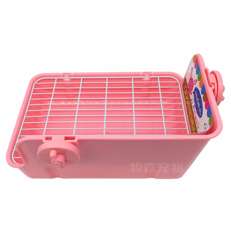 

Toilet Rectangular Anti-mite Rabbit Toilet Double Fixed Anti-smashing Chinchillas Guinea Pig Potty Pet Supplies