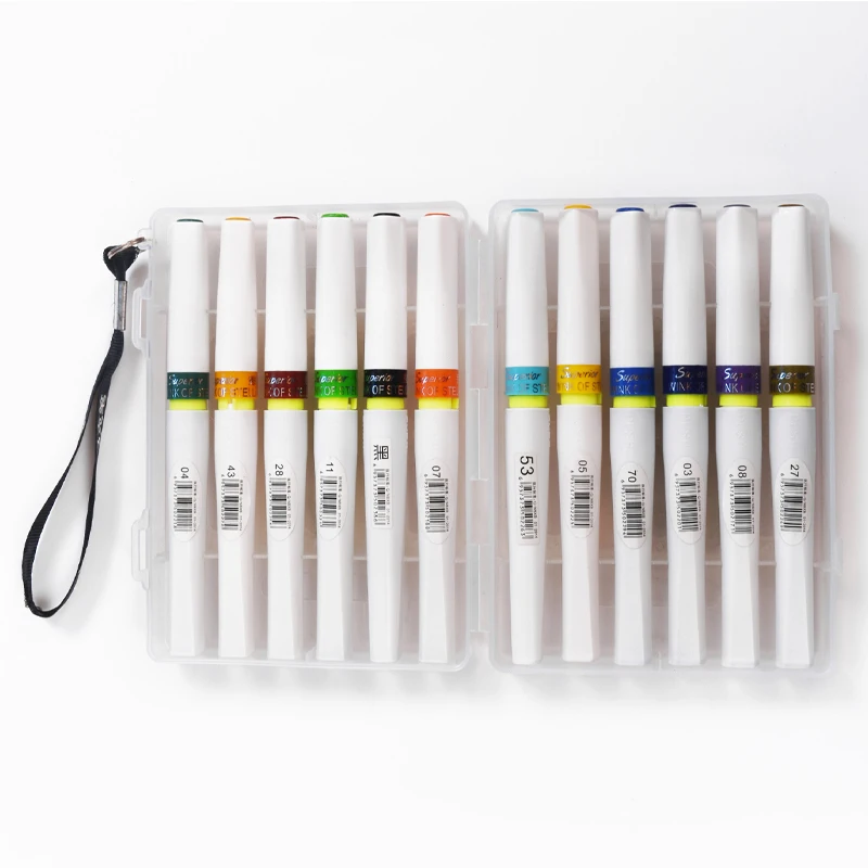 Маркеры для рисования 16 см 12/24 цветов|art markers|sketch markermarker pen set |