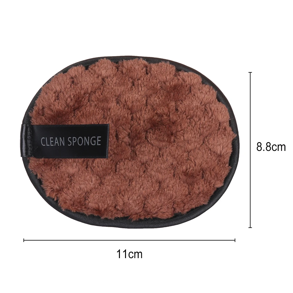 Очищающая косметическая губка из микроволокна для лица салфетка удаления