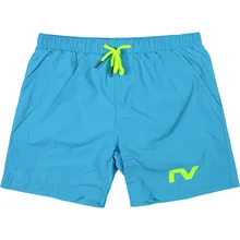 Мужские шорты небесно-голубого цвета, однотонный костюм для серфинга, полиэстер, купальный короткий костюм, Пляжные штаны, мужские шорты для серфинга, треугольный лайнер