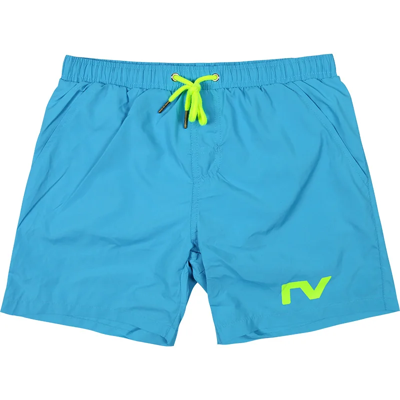 

Men's Sky Blue Board Shorts Solid Surfing Swimwear Polyester Swim Short Swimsuit S-XL Beach Pants Man Surf Shorts Triangle Liner