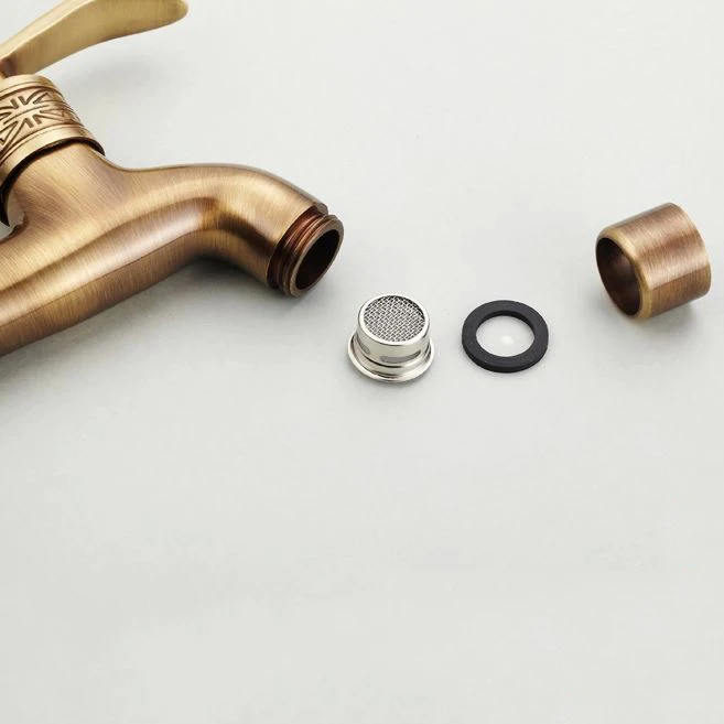 Bibcock Faucet Long Garden Crane Antique Brass Bathroom Mop Sink Faucets Wall Mount Washing Machine Water Taps garden bibcocks bathroom faucet washing machine faucet water tap faucet