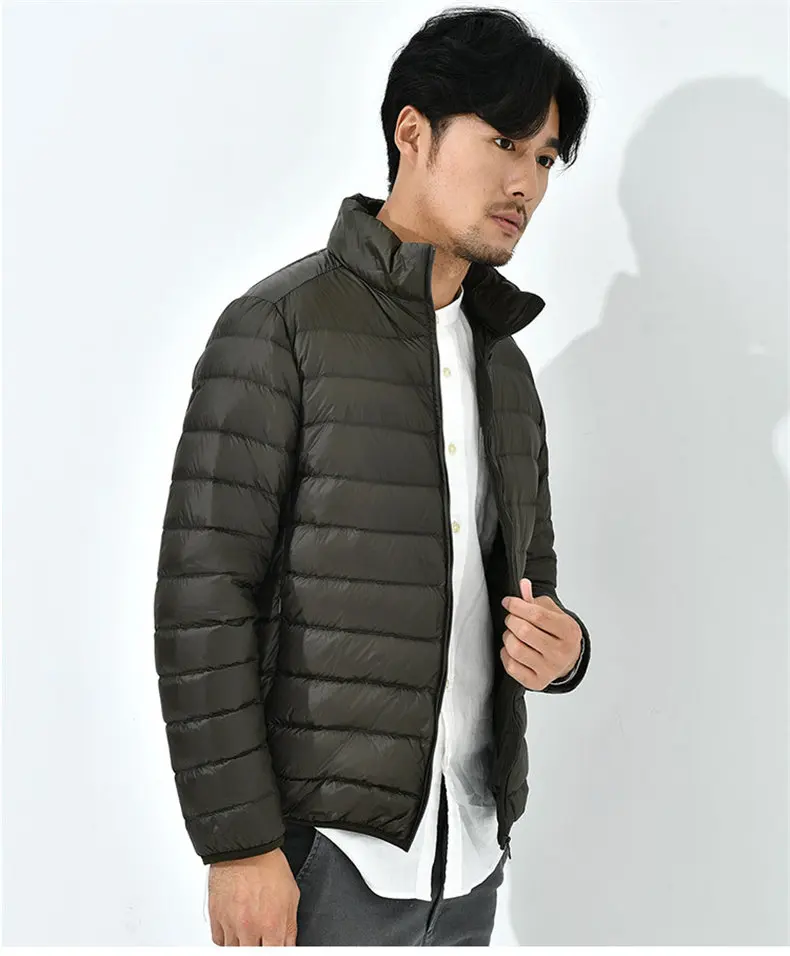 9Colors 90% white duck down jacket men winter ultralight thin male parka coat man brand clothing Muls High quality outwear MD701-14
