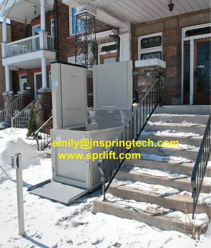 1m 2m 3m 4m electric lift for disabled outdoor wheelchair lift