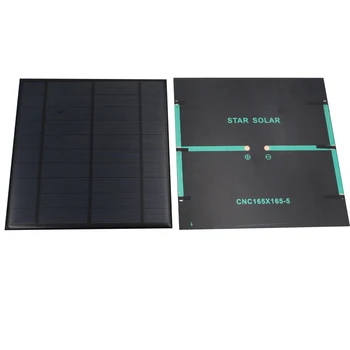 

2pcs x Solar Panel 5V 4.2W 840mA Cell DIY Battery Charger Mini Solar Panel China Module Solar System Cells for Cell Charger Toy