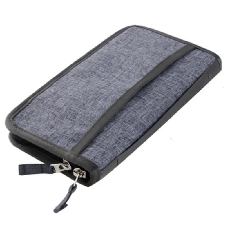 

Travel Passport Wallet Multi-Function Document Organizer Wallet Passport ID Card Holder Ticket Credit Card Bag