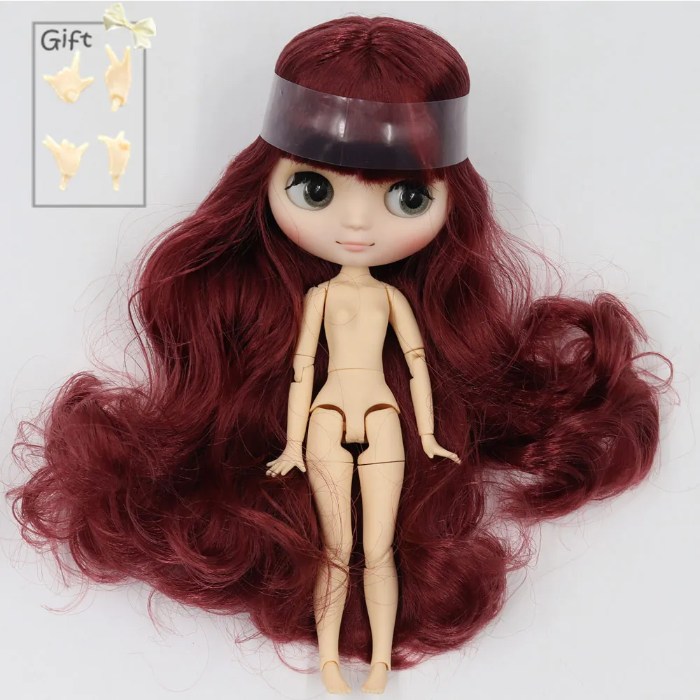 ICY Nude Factory Middie Blyth Кукла № 9 20 см 1/8 шарнир тела кукла, жесты руки как подарок Neo - Цвет: Y