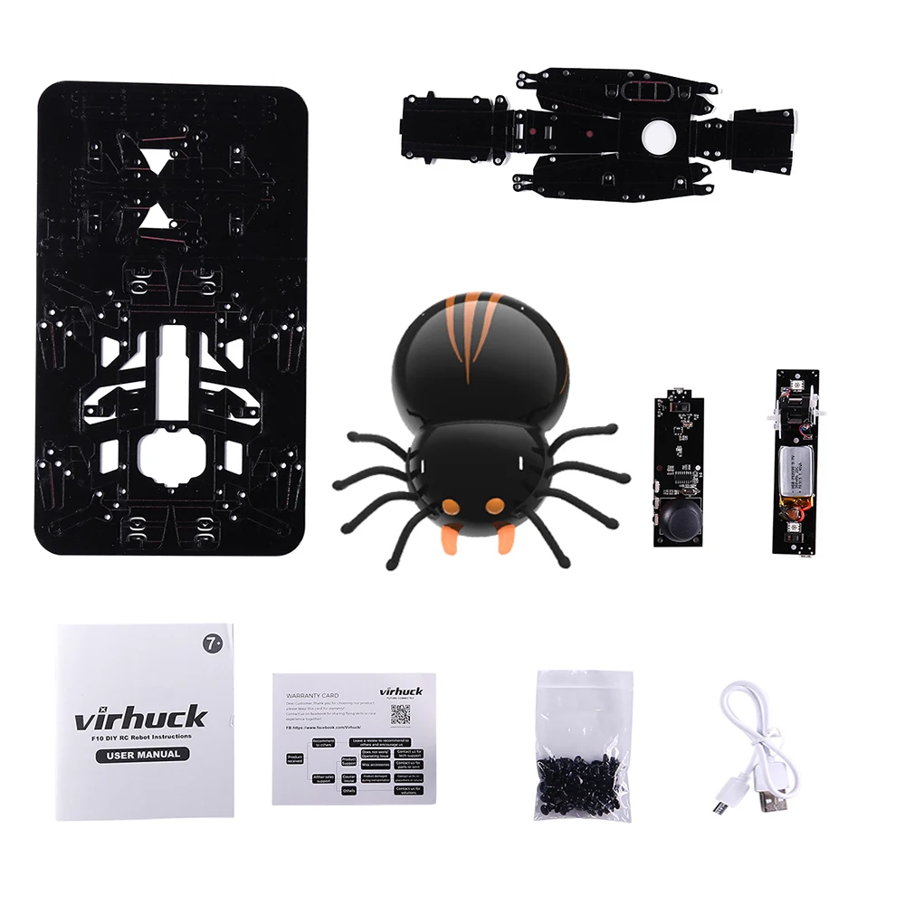 DIY F10 Spider RC Cars Intelligent Remote Insect Robot Kits Radio