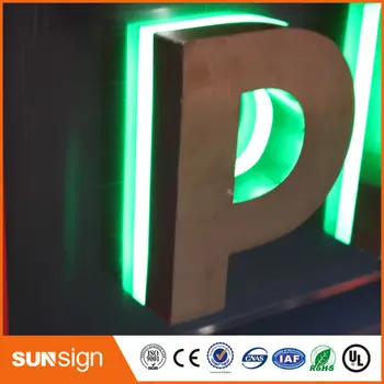 

Wholesale advertising backlit LED metal letters for signs