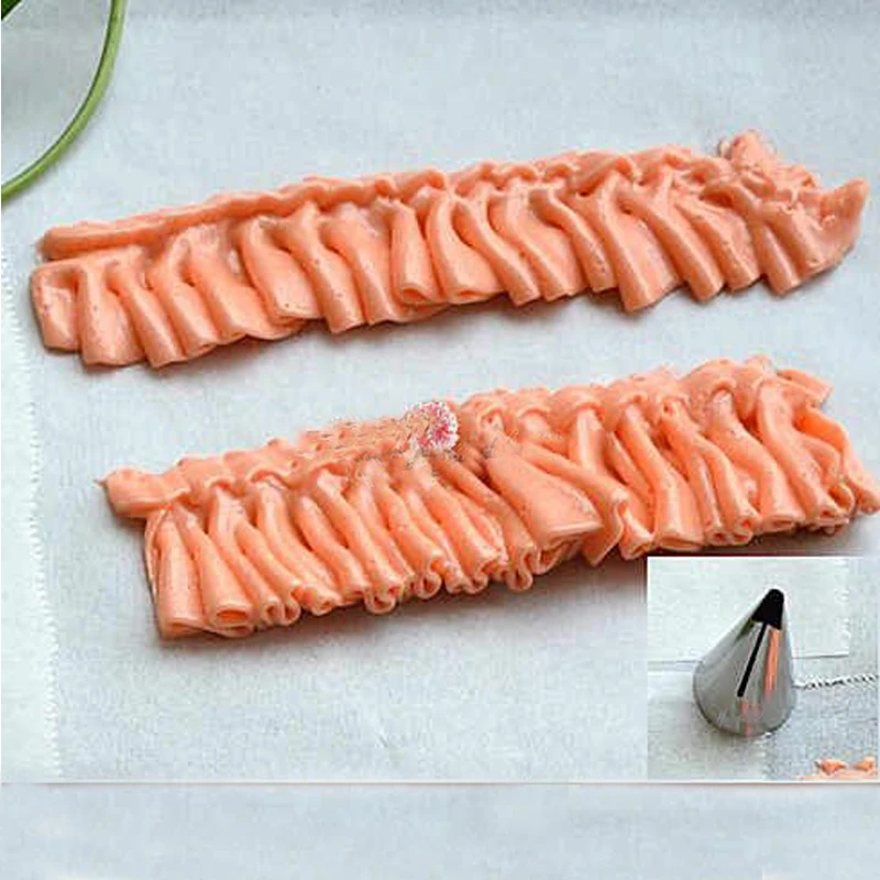 

#70 Royal Frill Icing Piping Nozzle Stainless Steel Whipping Cream Decorating Tip Cupcake Cake Tools KH063