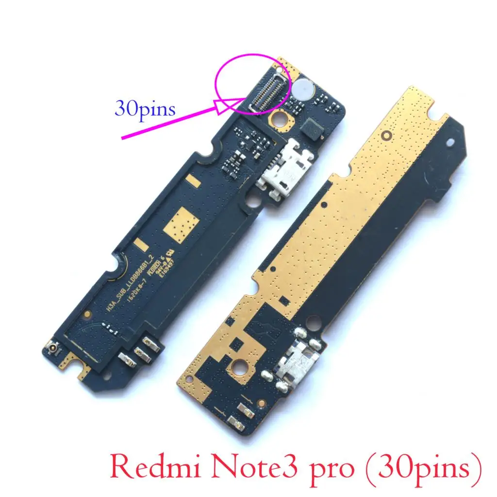 Микрофонный модуль+ USB плата с зарядным портом, гибкий кабель, соединительные части для Xiaomi Redmi Note 3 Pro Redmi Note3