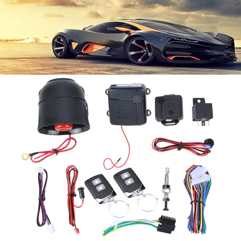 

VODOOL Car Alarm Auto System Remote Control Central Locking Door Kit Keyless Entry System for Universal Car High Quality