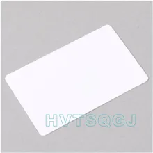 500 шт DHL /FM 11R 08/Fudan S50 пустая карта из ПВХ ISO 14443A пустая белая печатная S50 чип nfc карта, ic карта