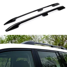 Черный верхний багажник на крышу багажные рельсы БАРС Перевозчик бар подходит для Toyota Land Cruiser Prado FJ150 J150 2010