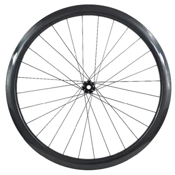 

700c wheels 38mm clincher tubeless front wheel 25mm bicycle wheel CT31 hubs 100x15mm 740g 28H carbon wheels disc
