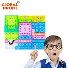 59pcs Integrated Circuit Building Blocks Electronic Playground DIY Plastic Model Kits Science Educational Kids Toys