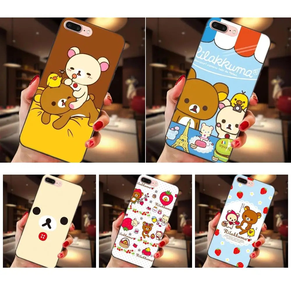 Медведь Rilakkuma стильная футболка с изображением персонажей видеоигр для Xiaomi mi x Max