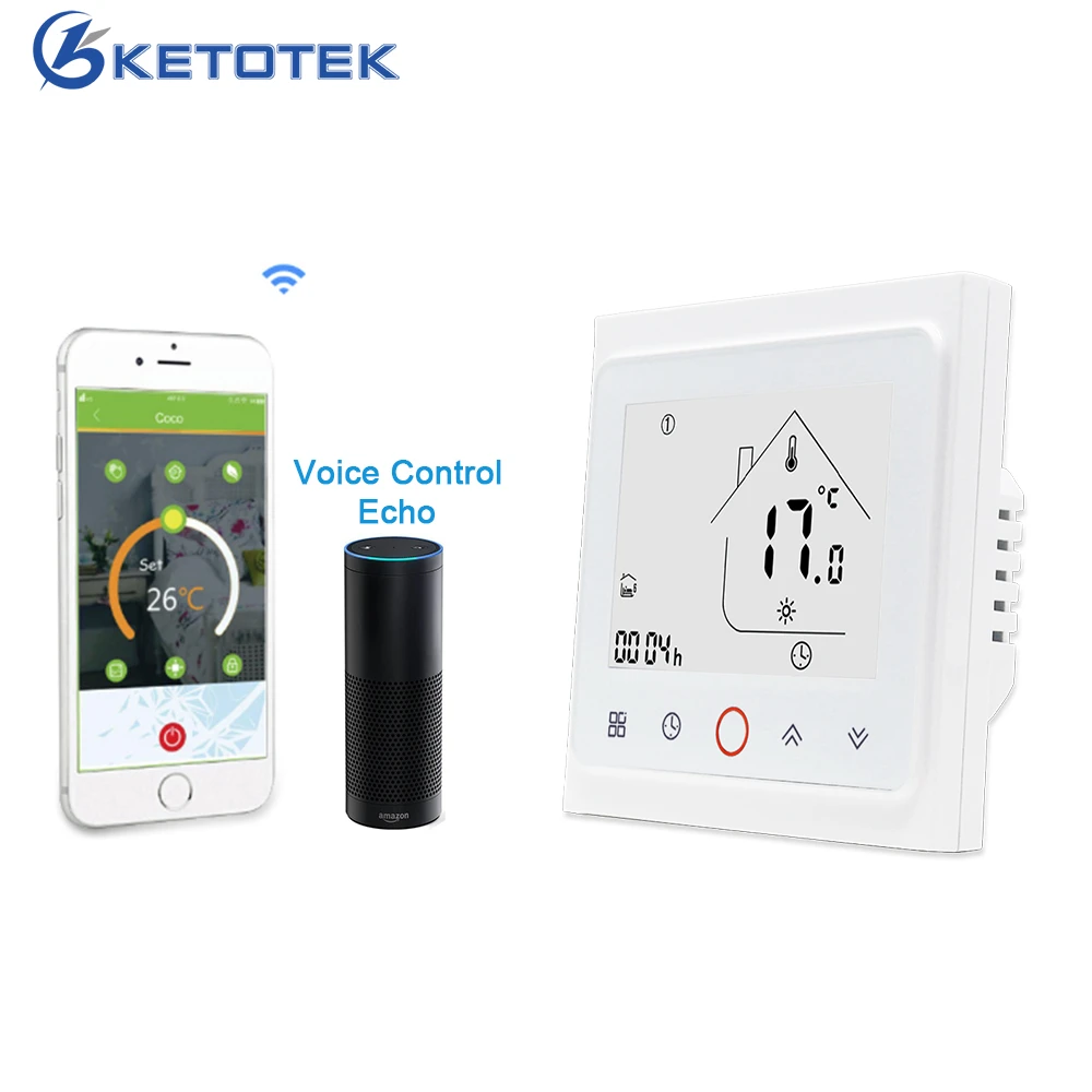 KETOTEK WiFi умный термостат регулятор температуры для воды/Электрический пол
