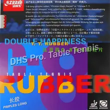 DHS C-8(C8, C 8) длинный Pips-Out Настольный теннис/PingPong Резина с губкой 1,0 мм