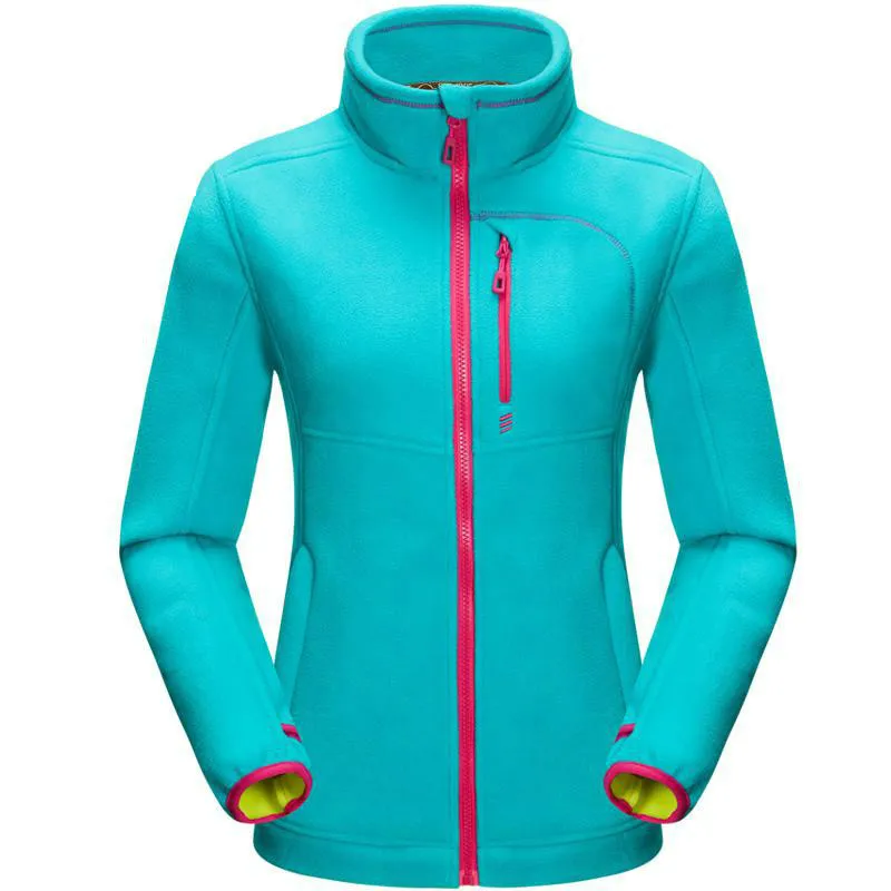 

Mortonpart Womens Windbreaker Full Zip Long Sleeve Camping Hiking Coat Warm Outdoor Fleece Jacket Climbing Fishing Feminino