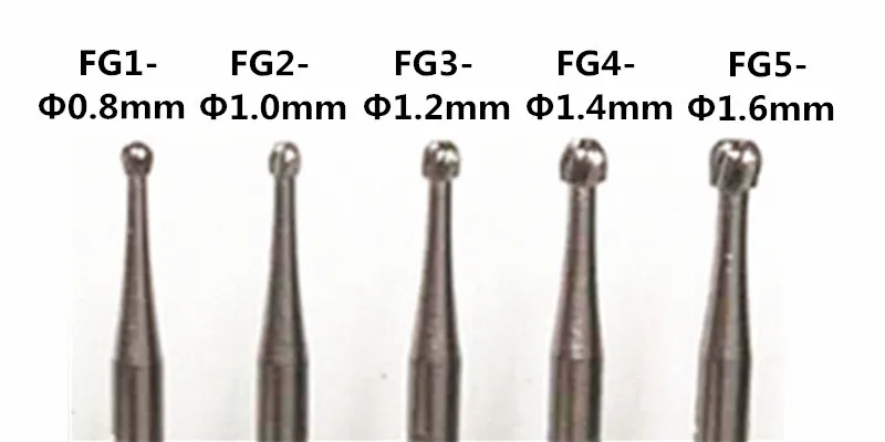 10 шт. Стоматологический Продукт FG круглый Бур Стоматологическая лаборатория карбида вольфрама боры FG