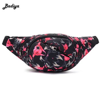 

Print Fanny Pack Men Oxford Waterproof Phone Wallet Packs Multi-functional Chest Bag Belt Bags