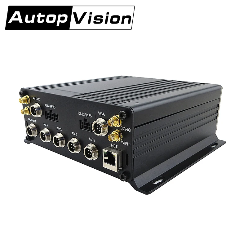 MDR8114 4CH AHD 720P Автомобильный Черный Мобильный DVR для автобуса такси школы офиса